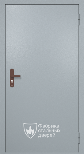 Однопольная техническая дверь RAL 7040