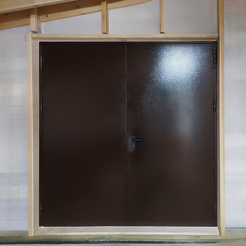 Двупольная дверь с открыванием внутрь Двупольная дверь с открыванием внутрь