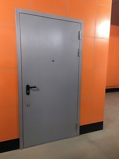 Серая однопольная дверь Серая однопольная дверь