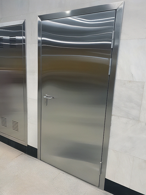 Однопольная нерж.дверь Однопольная нерж.дверь