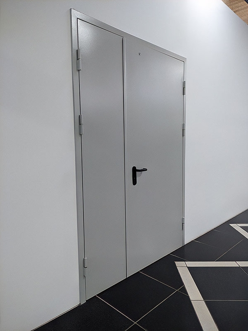 Серая полуторная дверь ei-60 Серая полуторная дверь ei-60