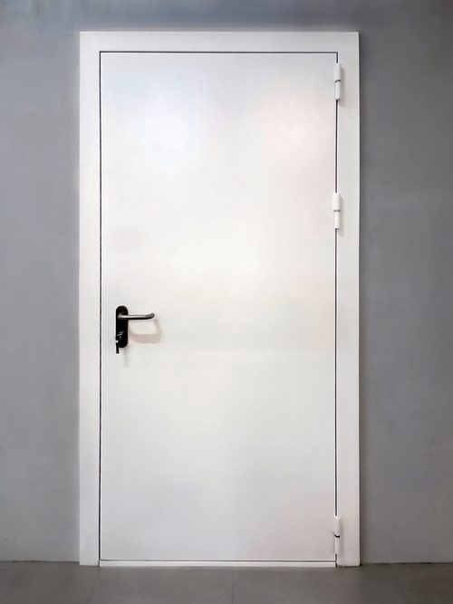 Белая одностворчатая дверь Белая одностворчатая дверь