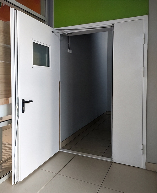 Дверь с окном (1,5 створки) Дверь с окном (1,5 створки)