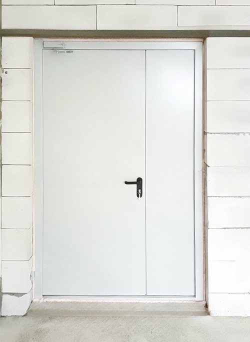 Стальная дверь с доводчиком Стальная дверь с доводчиком