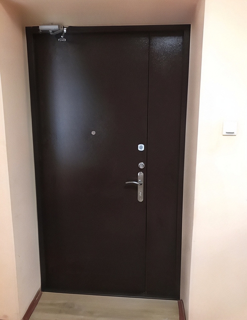 Тамбурная дверь с доводчиком Тамбурная дверь с доводчиком