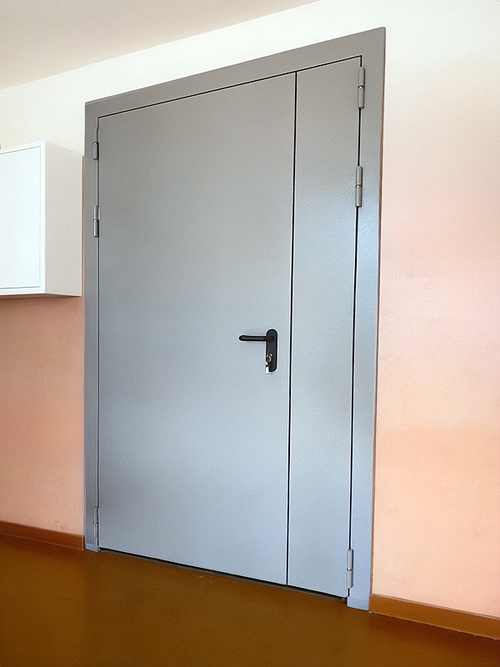 Серая дверь ei-60 (1,5 створки) Серая дверь ei-60 (1,5 створки)