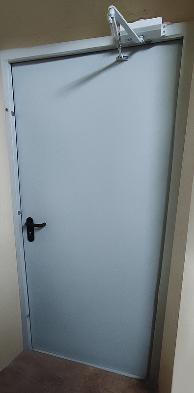 Дверь EI-60 серого цвета Дверь EI-60 серого цвета