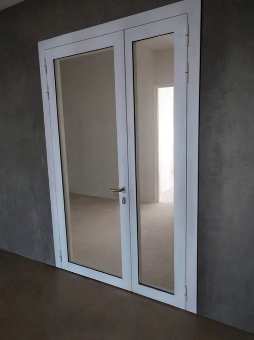 Полуторная светопрозрачная дверь Полуторная светопрозрачная дверь