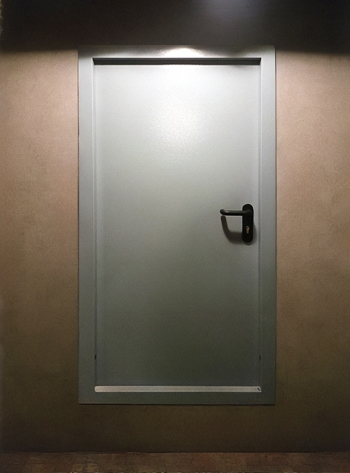 Металлическая огнеупорная дверь Металлическая огнеупорная дверь