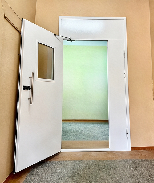 Техническая остекленная дверь Техническая остекленная дверь