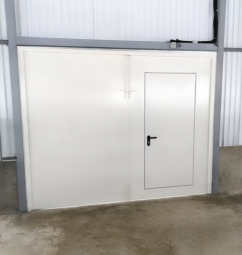 Ворота ei-60 с дверью Ворота ei-60 с дверью