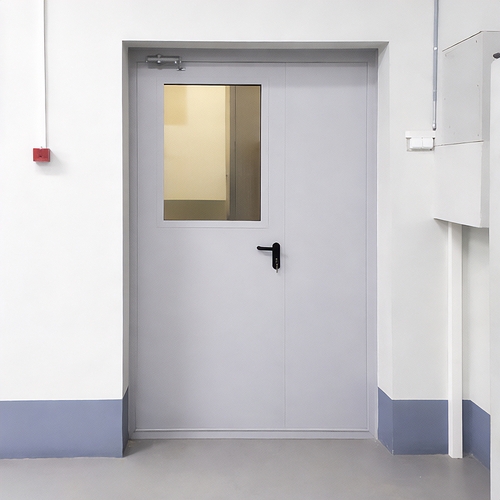 Дверь с огнестойким остеклением Дверь с огнестойким остеклением